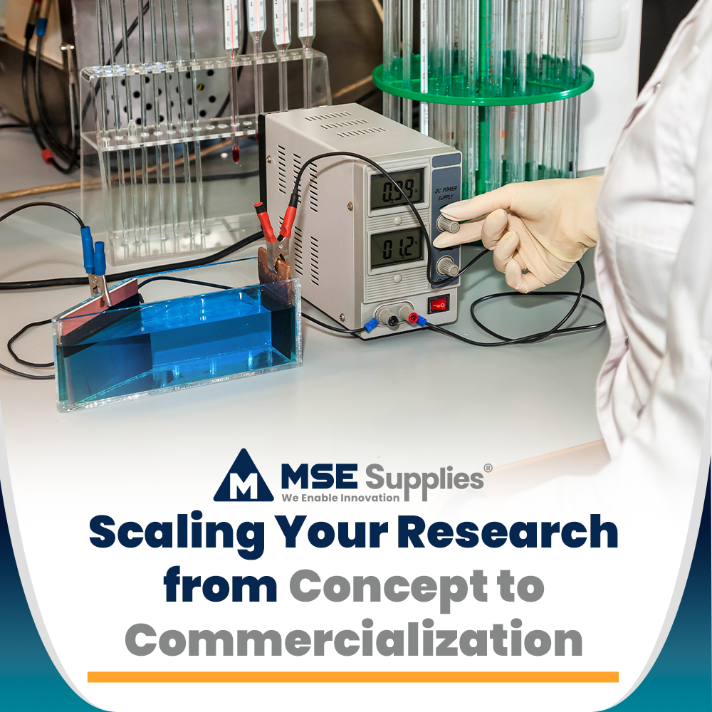 Scaling Your Research from Concept to Commercialization – MSE Supplies