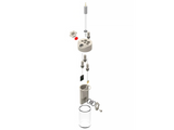 Electrosynthesis Reactor D-Series/Septa, 30 mm OD, Divided Cell, 5-Port - MSE Supplies LLC
