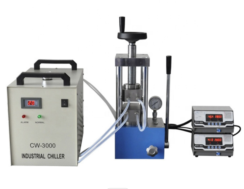 MSE PRO 30-Ton Benchtop Heated Lab Press (300°C) with Heating Plates