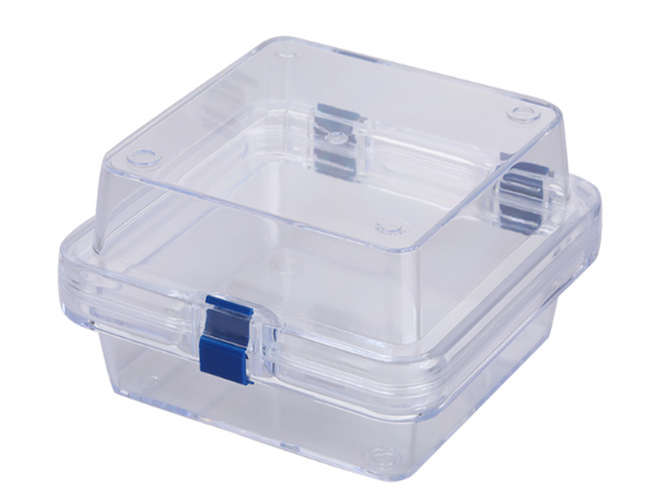 Pack of 12 MSE PRO Plastic Membrane Boxes (38x38x17 mm) for Delicate M– MSE  Supplies LLC