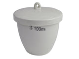 High Form Porcelain Crucible with Cover, 10 pieces per pack - MSE Supplies LLC