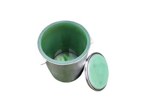 1.5L (1,500 ml) Polyurethane Planetary Ball Mill Jar - MSE Supplies LLC