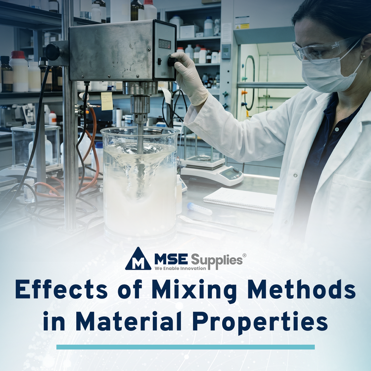 Effects of Mixing Methods in Material Properties