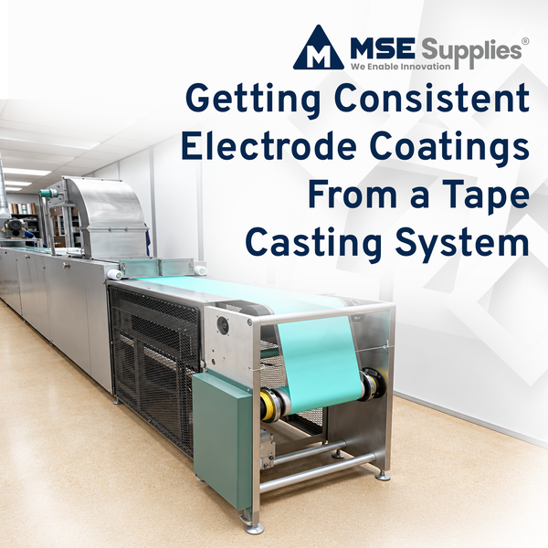 Getting Consistent Electrode Coatings From a Tape Casting System