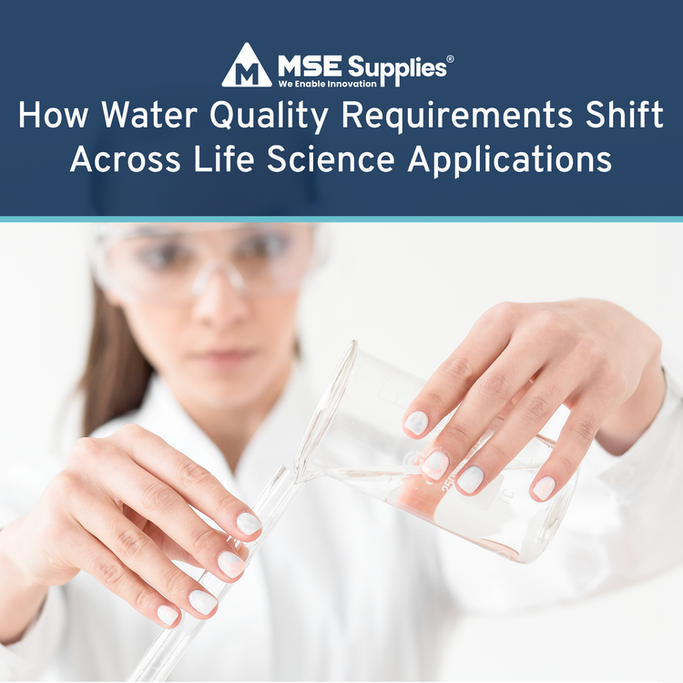 How Water Quality Requirements Shift Across Life Science Applications