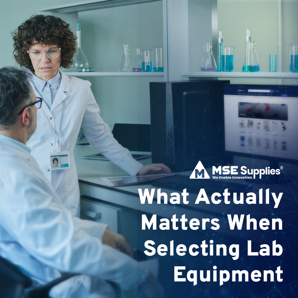 What Actually Matters When Selecting Lab Equipment