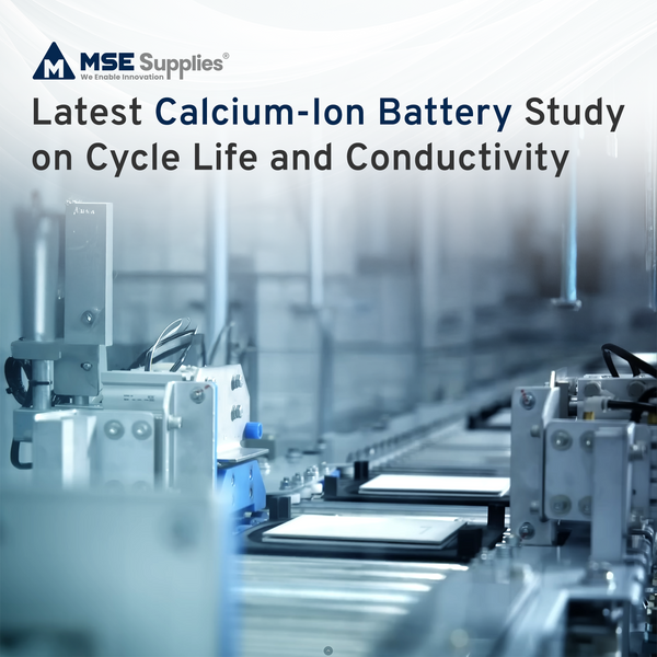Latest Calcium-Ion Battery Study on Cycle Life and Conductivity