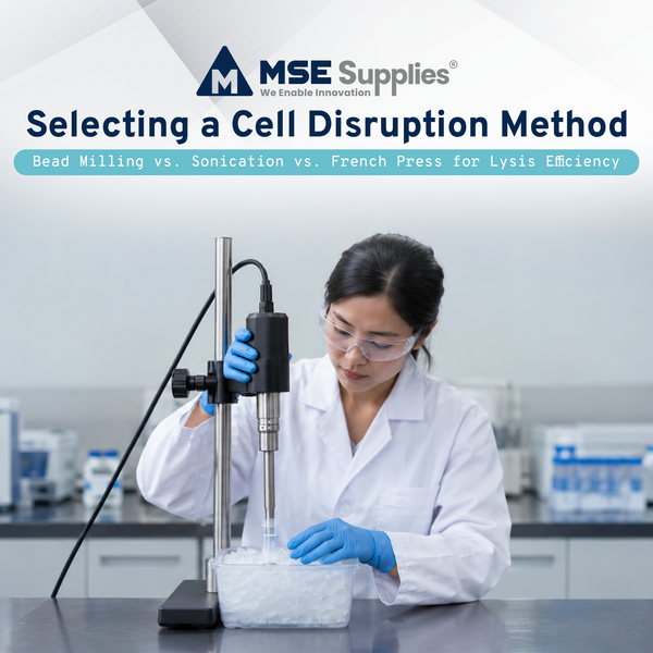 Selecting a Cell Disruption Method: Bead Milling vs. Sonication vs. French Press for Lysis Efficiency