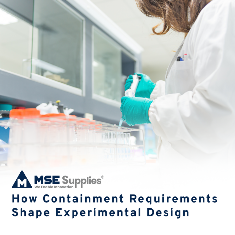 How Containment Requirements Shape Experimental Design