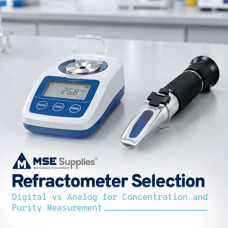 Refractometer Selection: Digital vs Analog for Concentration and Purity Measurement