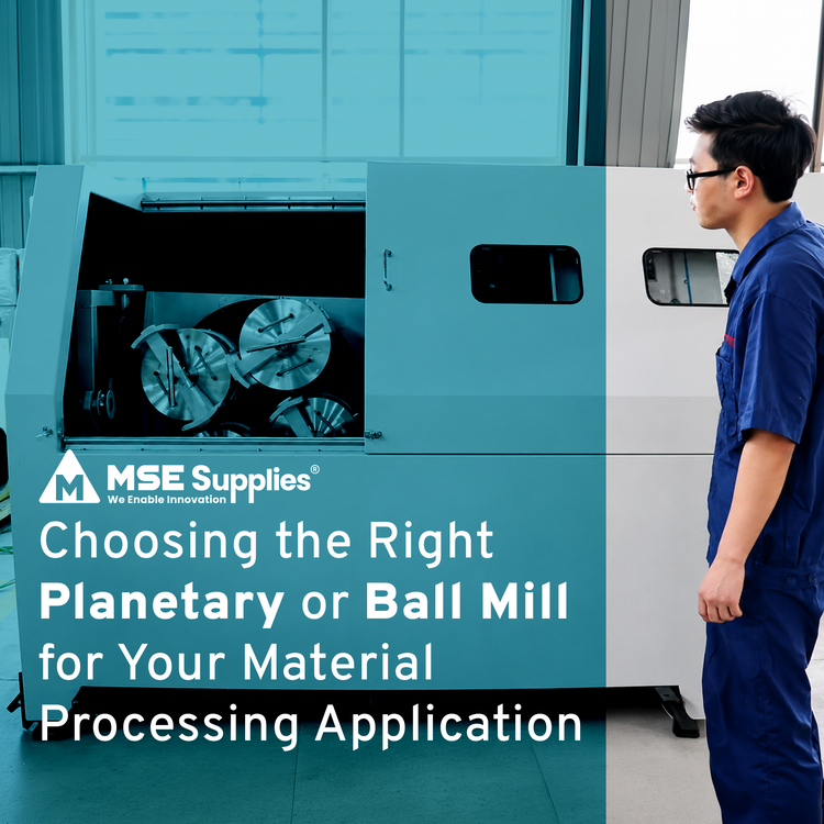 Choosing the Right Planetary or Ball Mill for Your Material Processing Application