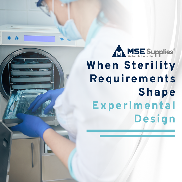 When Sterility Requirements Shape Experimental Design