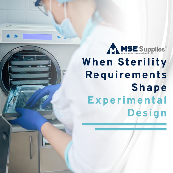 When Sterility Requirements Shape Experimental Design