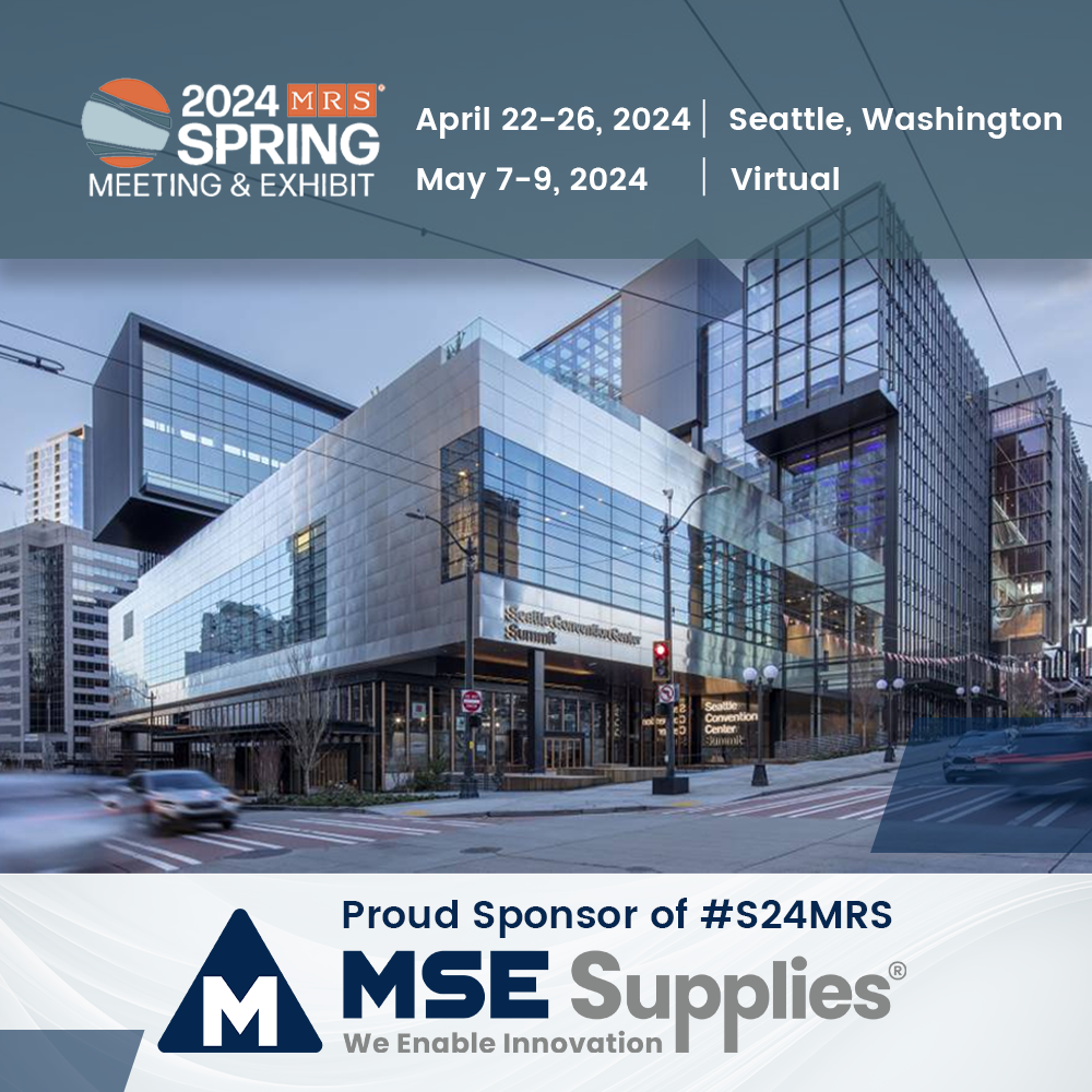 Supporting Innovation at the 2024 MRS Spring Meeting Exhibit in Seattle, WA