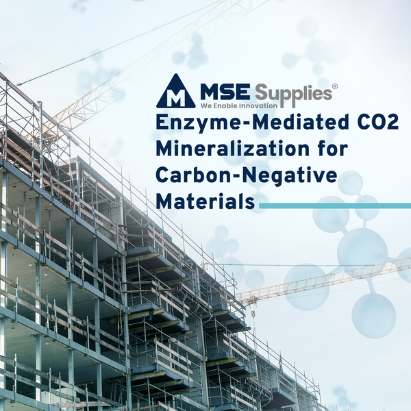 Enzyme-Mediated CO2 Mineralization for Carbon-Negative Materials