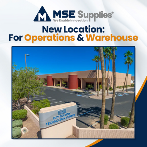 MSE Supplies Announces Relocation of Operations Office and Warehouse to Accommodate Rapid Growth