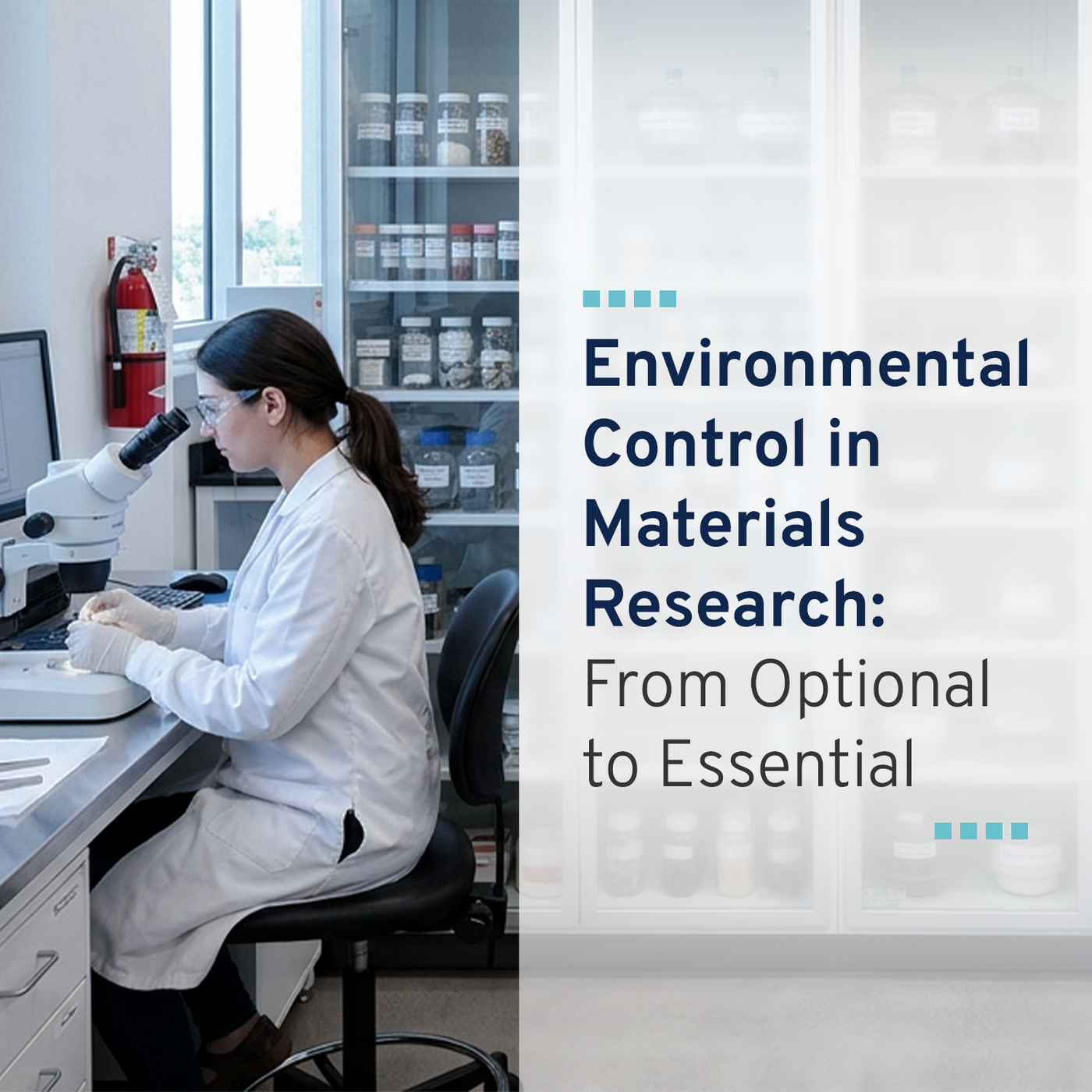 Environmental Control in Materials Research: From Optional to Essential
