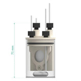 Basic Electrochemical H-Cell 50 ML, Electrochemical Products, Redox.me, MSE Supplies