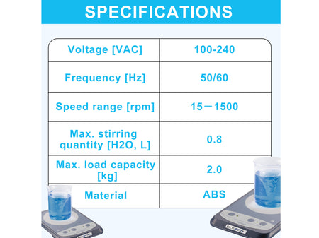 Biologix FlatSpin Magnetic Stirrer 1 Piece/Case, Stirrers, Biologix, MSE Supplies