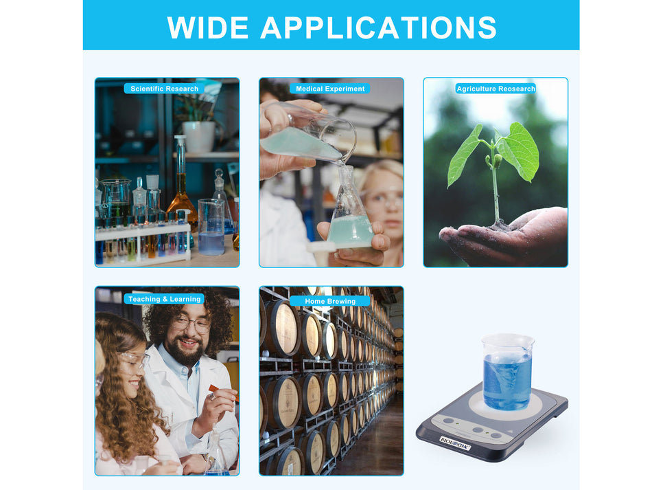 Biologix FlatSpin Magnetic Stirrer 1 Piece/Case, Stirrers, Biologix, MSE Supplies