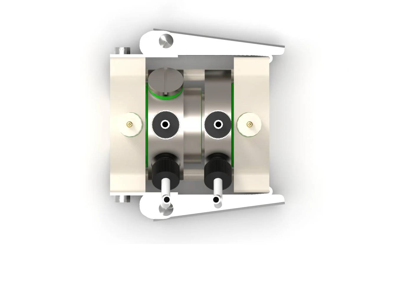 Immersible Electrosynthesis Reactor, H-Cell, 2X1.5 ML, 15X15 MM2, Electrochemical Products, Redox.me, MSE Supplies