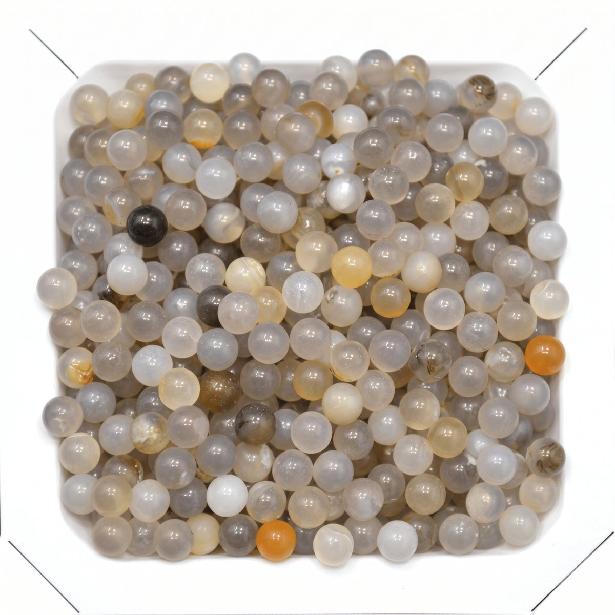 MSE PRO 5 mm Agate Milling Media Balls, 1 kg AI image