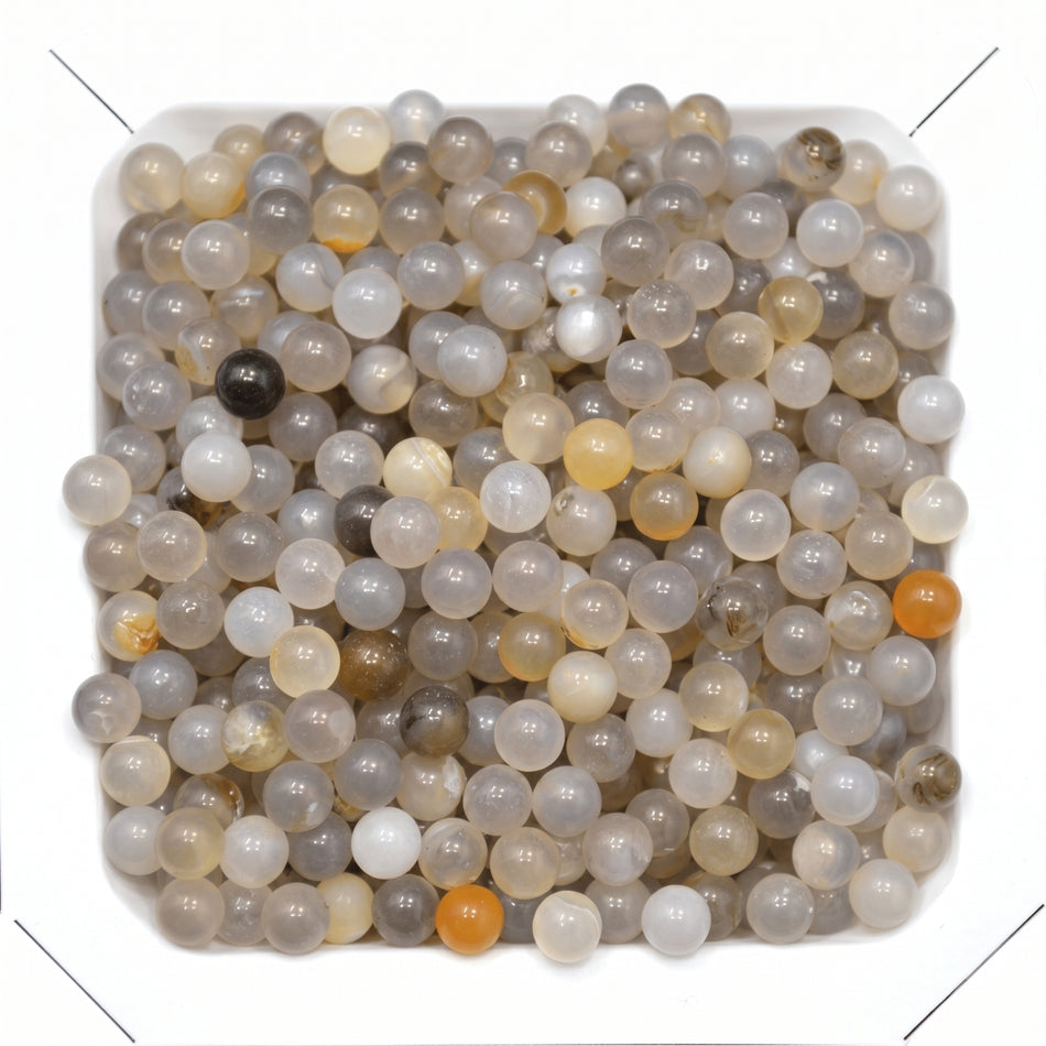 MSE PRO 5 mm Agate Milling Media Balls, 1 kg AI image