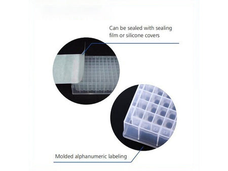 Biologix Deep Well Plates-2.2mL (Square Well) 24/Pack, Bio Lab Consumables, Biologix, MSE Supplies