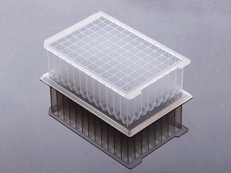 Biologix Deep Well Plates-2.2mL (Square Wells), U Bottom, Profile Concave, 24/Pack, 96/Case - MSE Supplies LLC