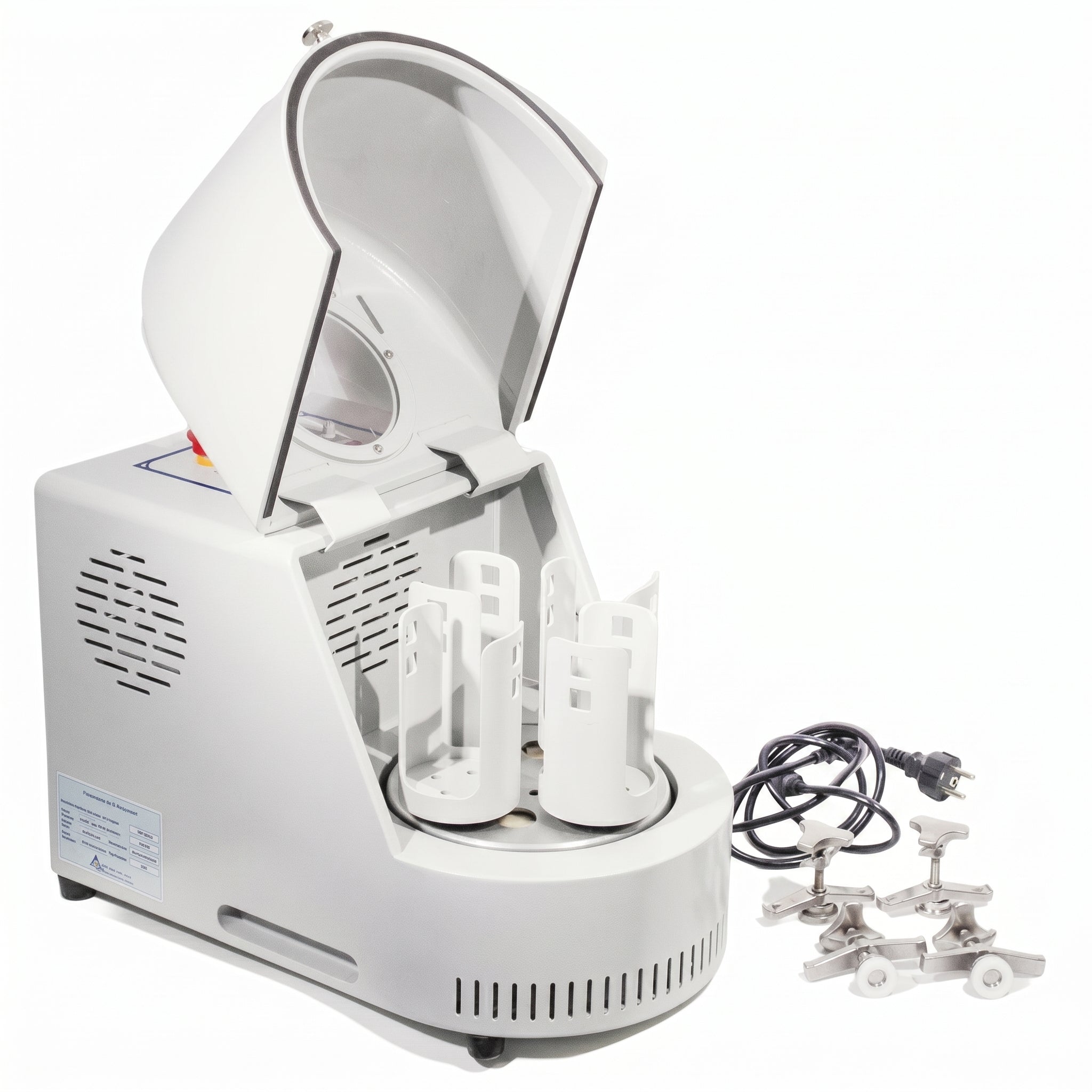 MSE PRO 0.4L (4 x 100ml or 4 x 50 ml) Bench Top Mini High Energy Vertical Planetary Ball Mill AI image