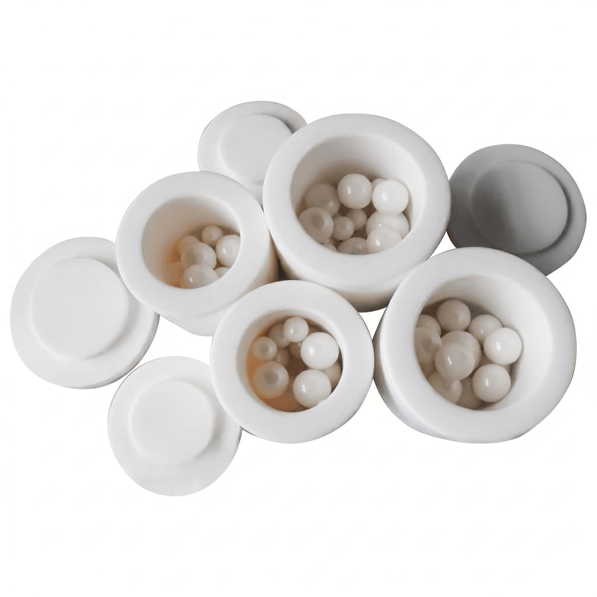 MSE PRO 2L (2,000 ml) Y-Stabilized Zirconia Milling Jar for Planetary Mills AI image