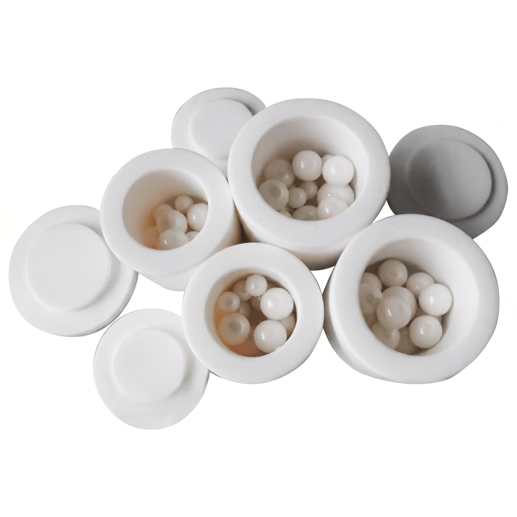 MSE PRO 2L (2,000 ml) Y-Stabilized Zirconia Milling Jar for Planetary Mills AI image