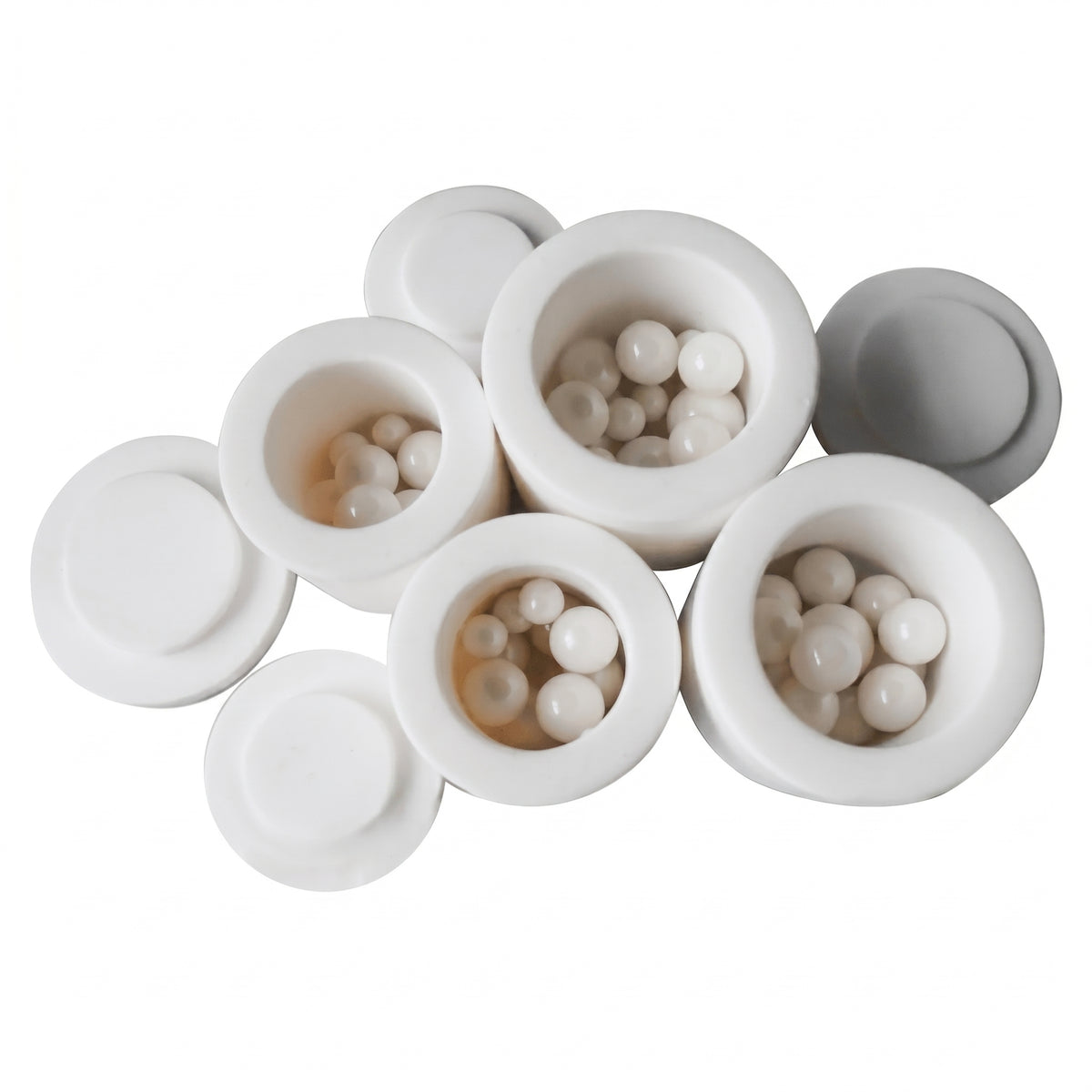 MSE PRO 2.5L Y-Stabilized Zirconia Milling Jar for Planetary Mills AI image