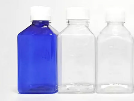 Biologix Square Medium Bottle, 500 ml/1000 ml, 24 /Pack, 48/Case - MSE Supplies LLC