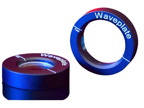 MSE PRO Air-Spaced Crystalline Quartz Zero-Order Waveplates, Half Retardance, Optics, MSE Supplies LLC, MSE Supplies