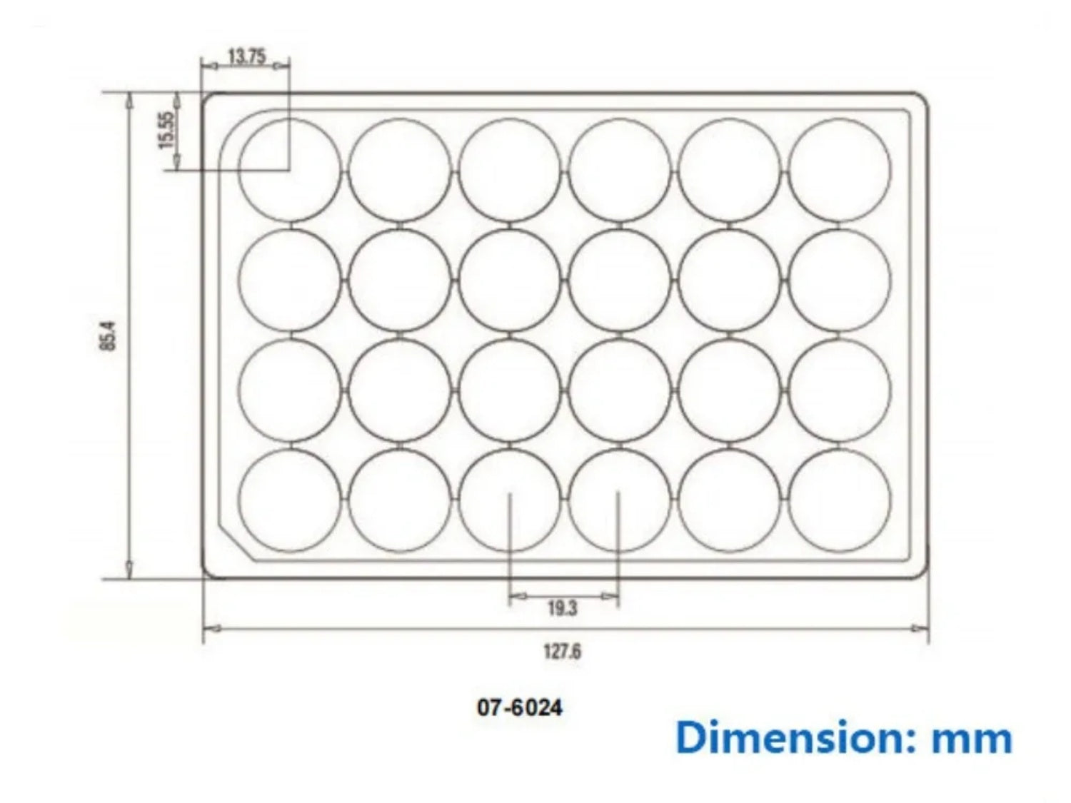 Biologix Cell Culture Plates-6/12/24/48/96-Well, 1/Pack, 50/Case