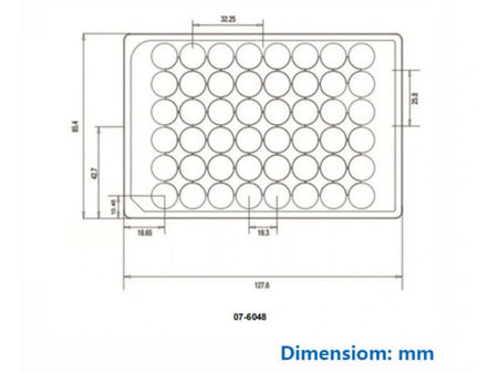 Biologix Cell Culture Plates-6/12/24/48/96-Well, 1/Pack, 50/Case - MSE Supplies LLC