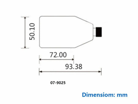 Biologix Cell Culture Flask 25cm² with Filter /Plug Cap, 5/Pack, 200/Case - MSE Supplies LLC