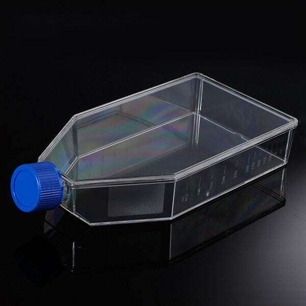 Biologix Cell Culture Flasks 175c㎡ with Filter / Plug Caps, 650mL, 5/Bag, 40/Case - MSE Supplies LLC