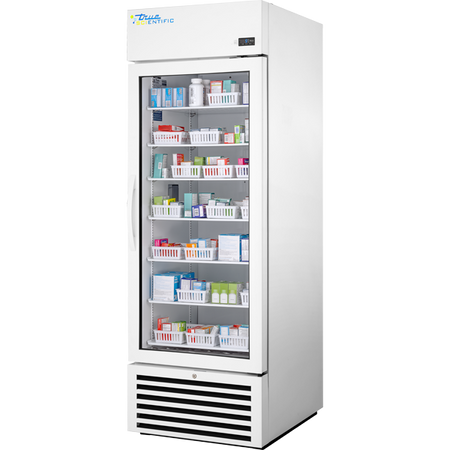 True Scientific 550.4 Liters (19.44 Cu Ft) Capacity Glass Door Pharmacy Refrigerator, 115 V
