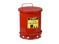 Ecosafe Red Foot Operated Waste Can - 20L - MSE Supplies LLC