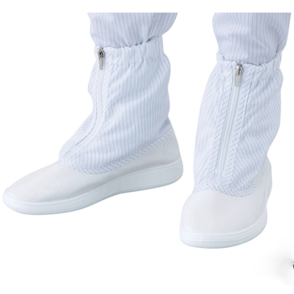 AS Pure Cleanroom Boots W/Zipper/Short Type 25.0 Cm Washed