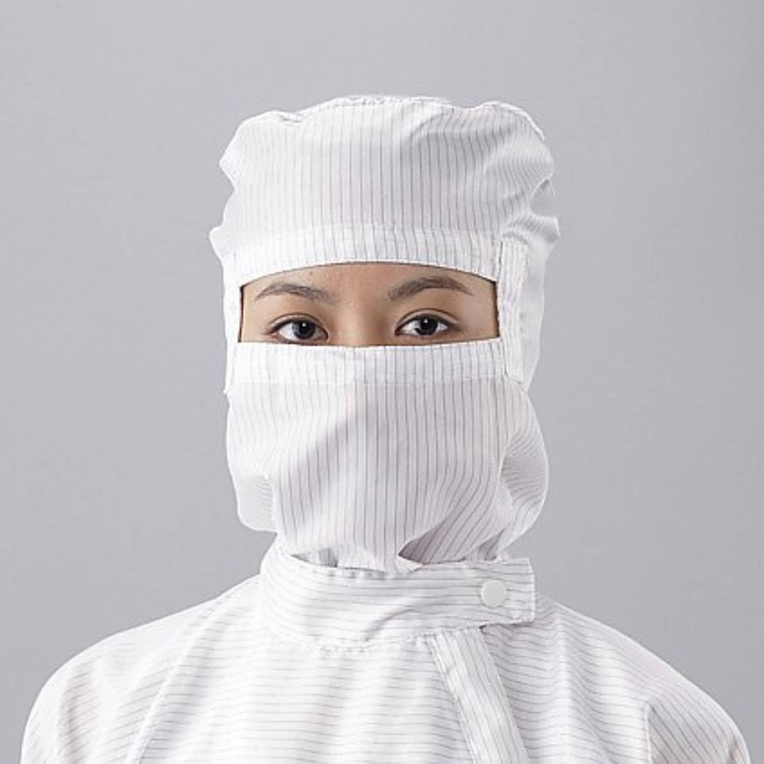 ASONE Cleanroom Hood For AP Clean Room Suit White L