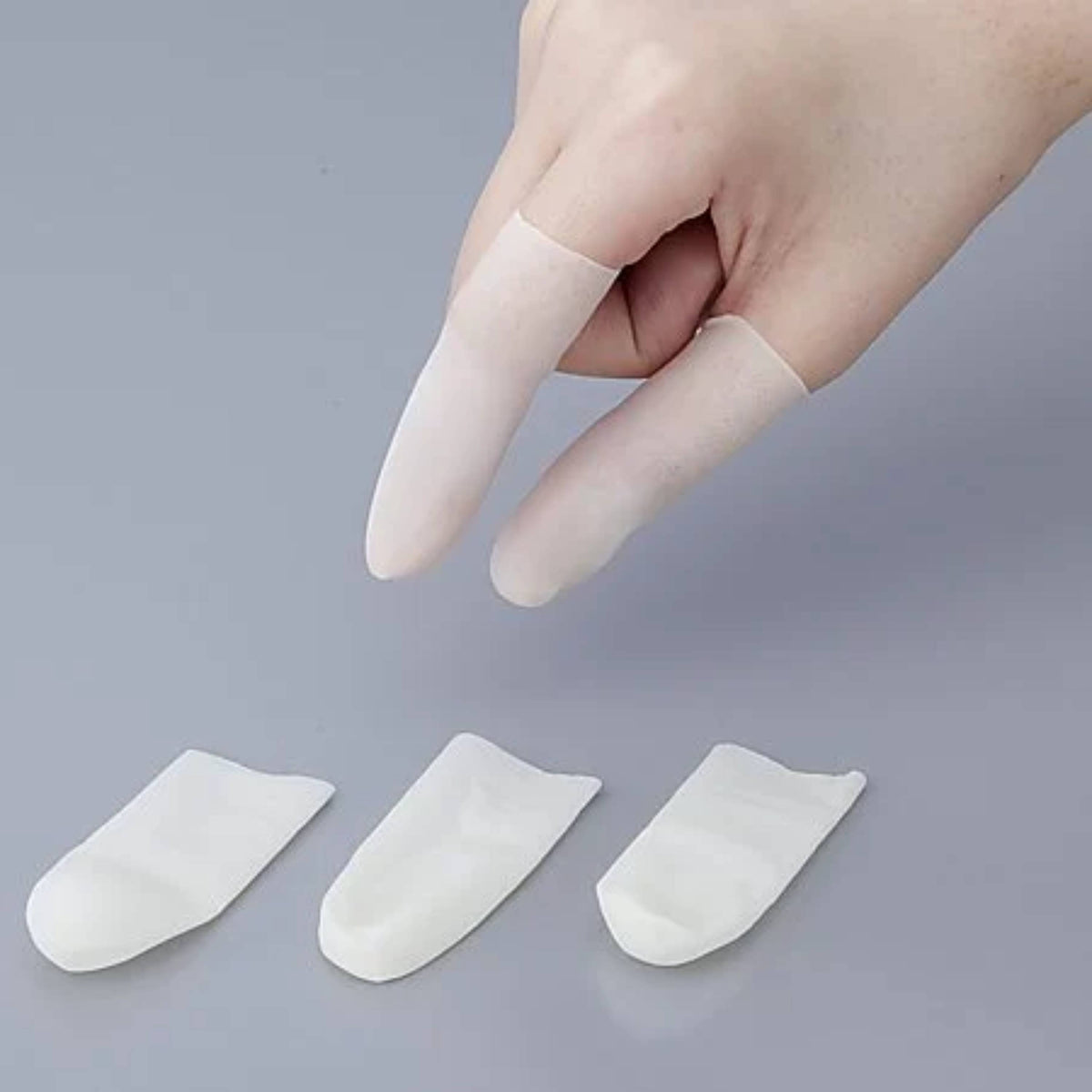 ASPURE 1440pc/pk Anti-Static Finger Cots (M) High Grip UV Cut Type