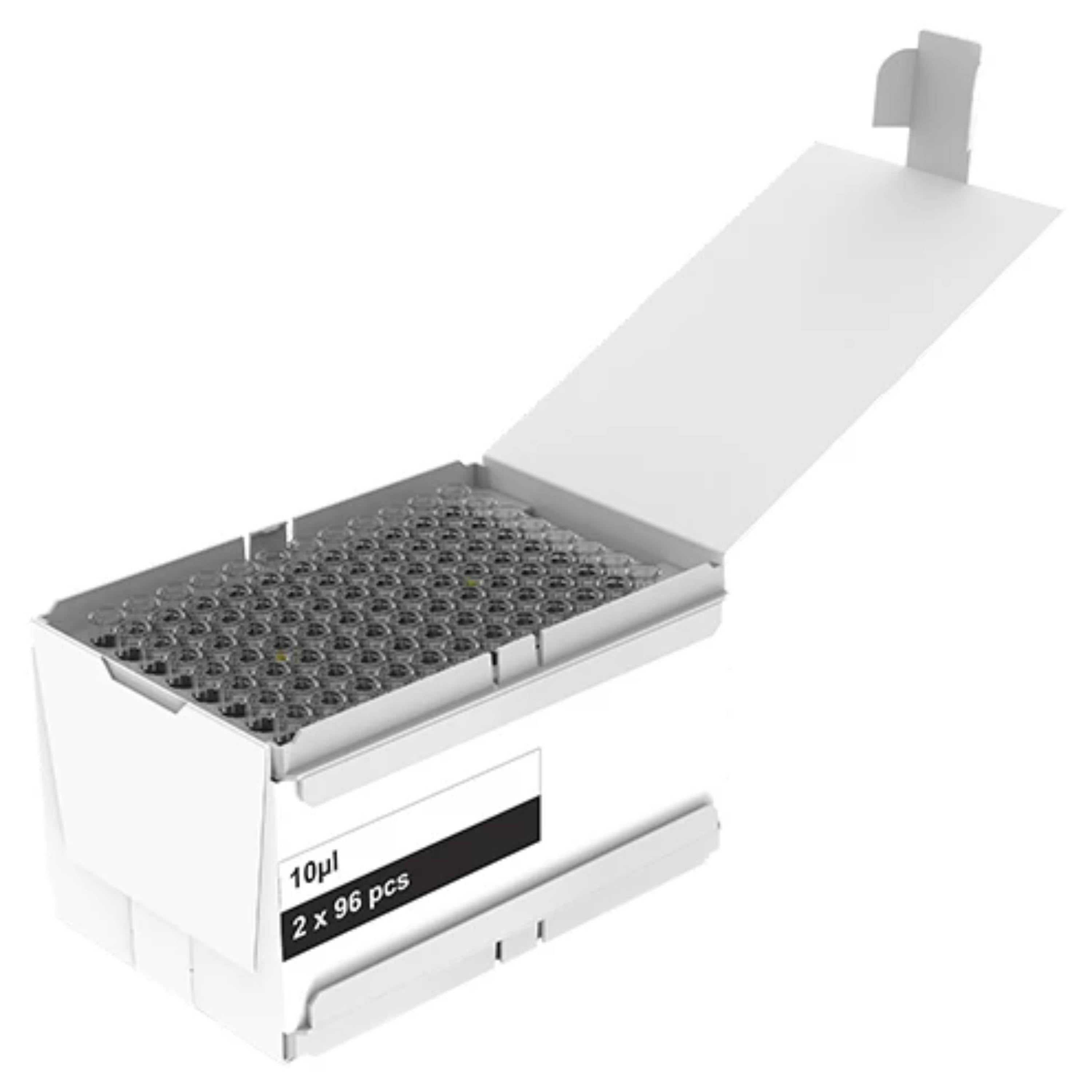 AHN myTip® Tecan® Flip Box Clear Tips type Robotic Tips(5 x 10 x 2 x 96 Tips)