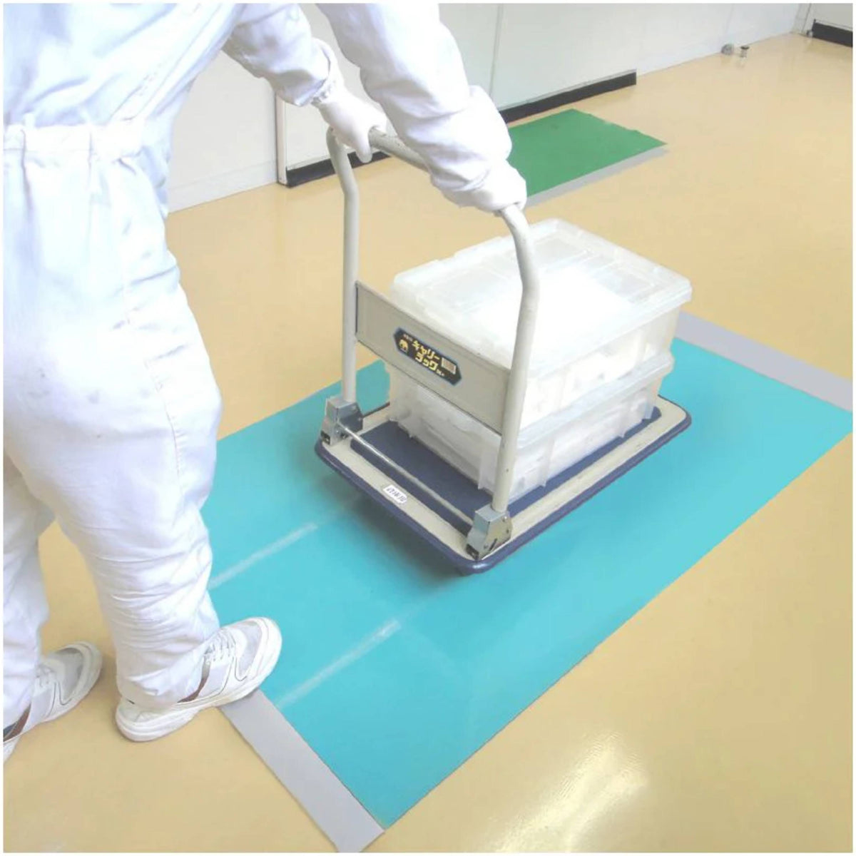 ASONE Eco Clean Adhesive Mat Step Mat 895 x 450 mm Thickness 3 mm