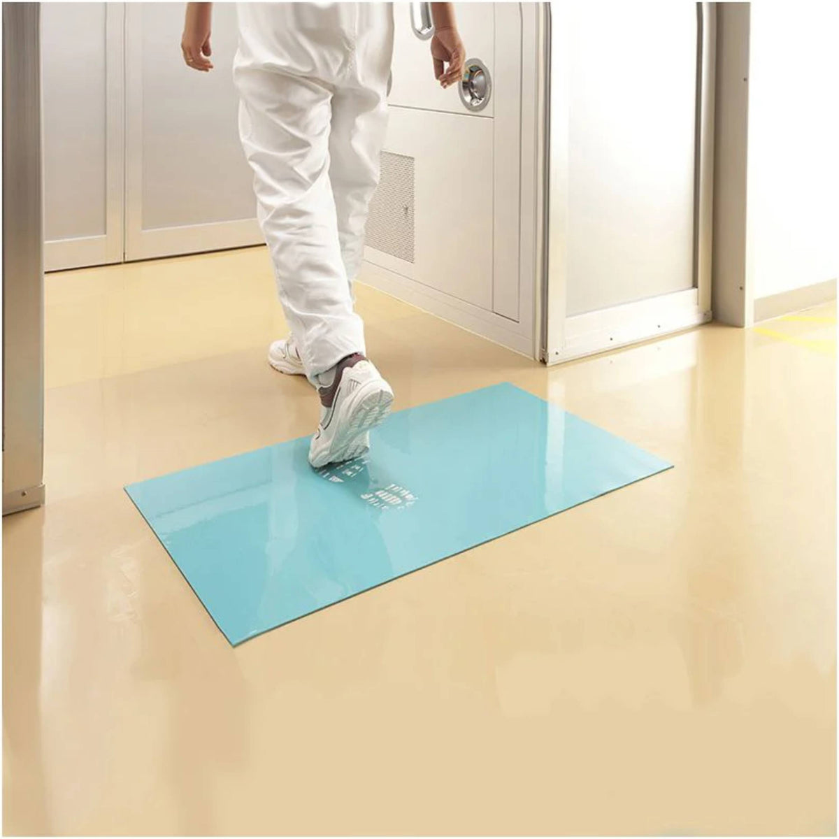 ASONE Eco Clean Adhesive Mat Step Mat 895 x 450 mm Thickness 3 mm