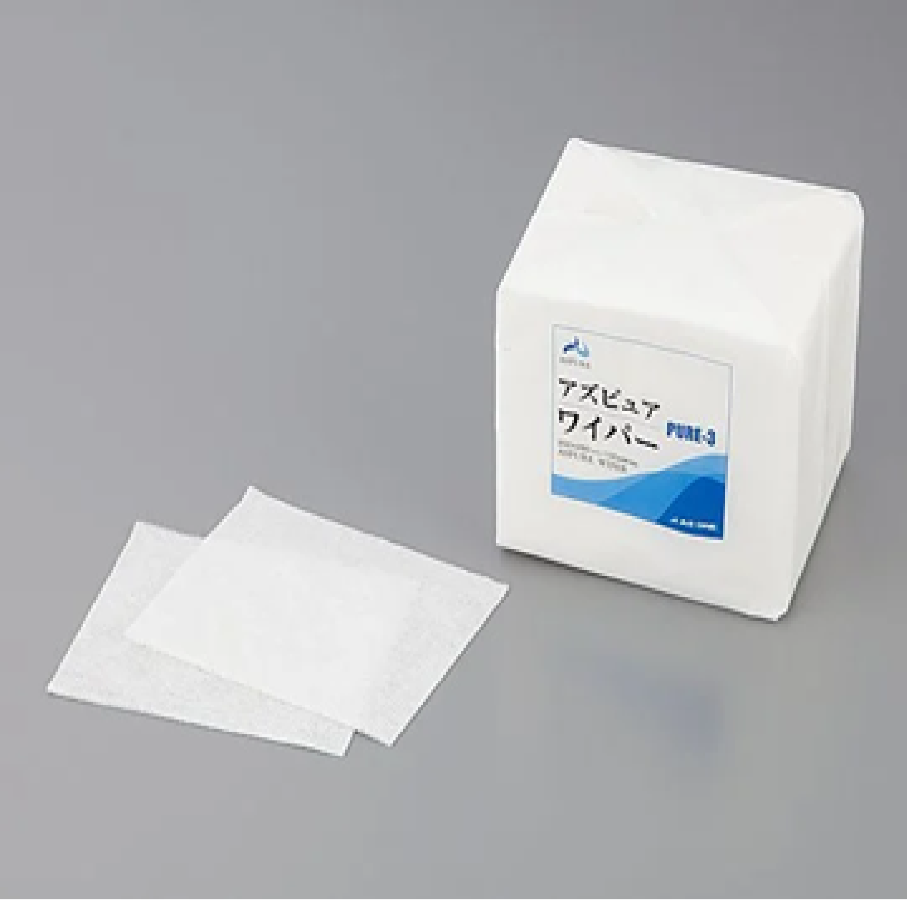 ASPURE 100pcs Cleanroom Wiper (Polyester 30% , Rayon 57% , Polyethylene 13%) - Laboratory Supplies - AS ONE Corporation - MSE Supplies