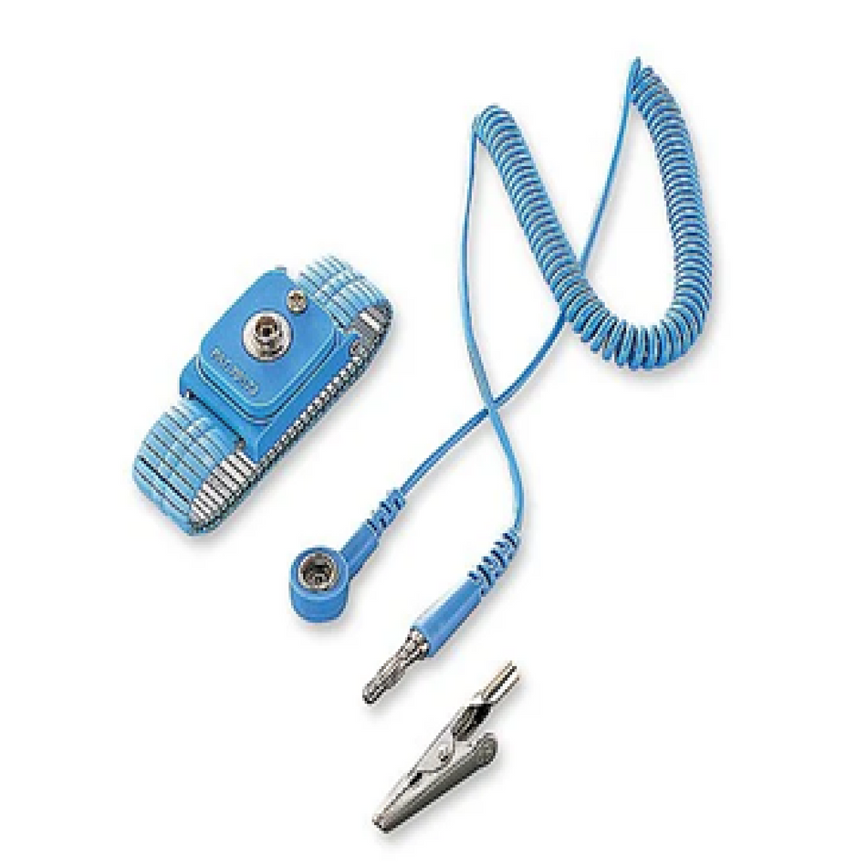 ASPURE 5 pcs stainsless steel band Wrist Strap with 1.8m cord ML-300AMM-L5C - Laboratory Supplies - AS ONE Corporation - MSE Supplies