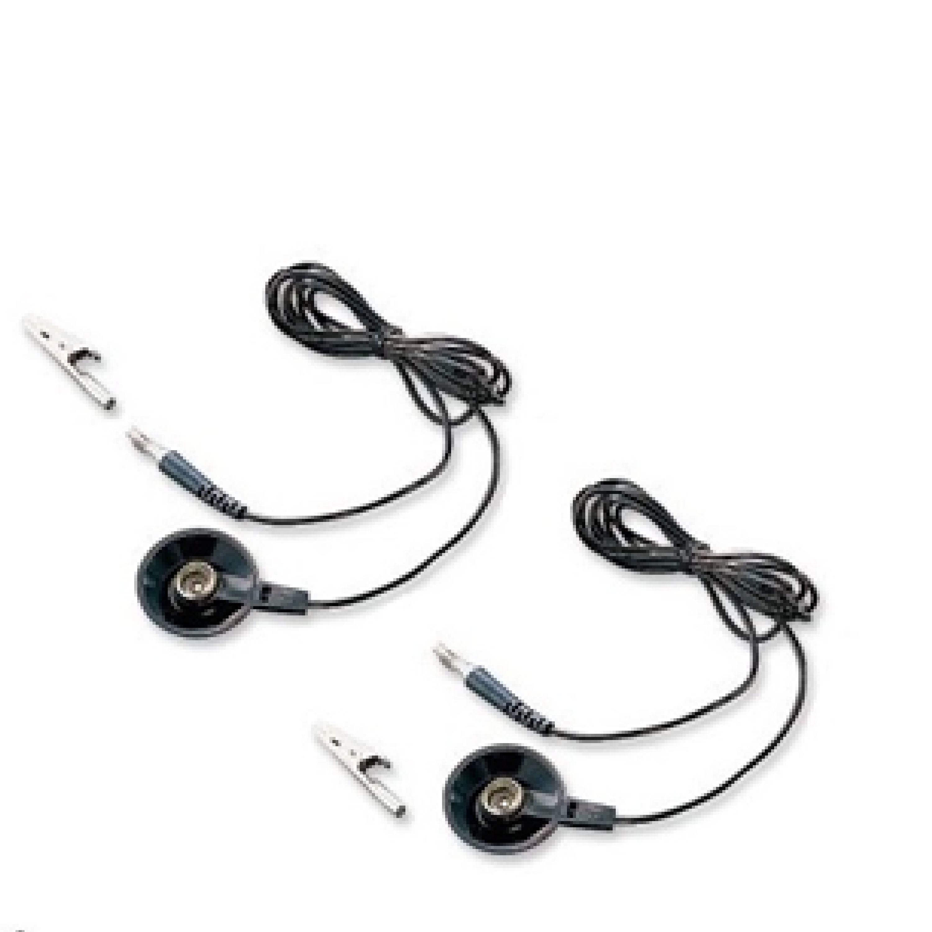 ASPURE 10 Pcs 1.8 m Banana Jack to Alligator Clip Ground Cord For Floor Mat - Laboratory Supplies - AS ONE Corporation - MSE Supplies